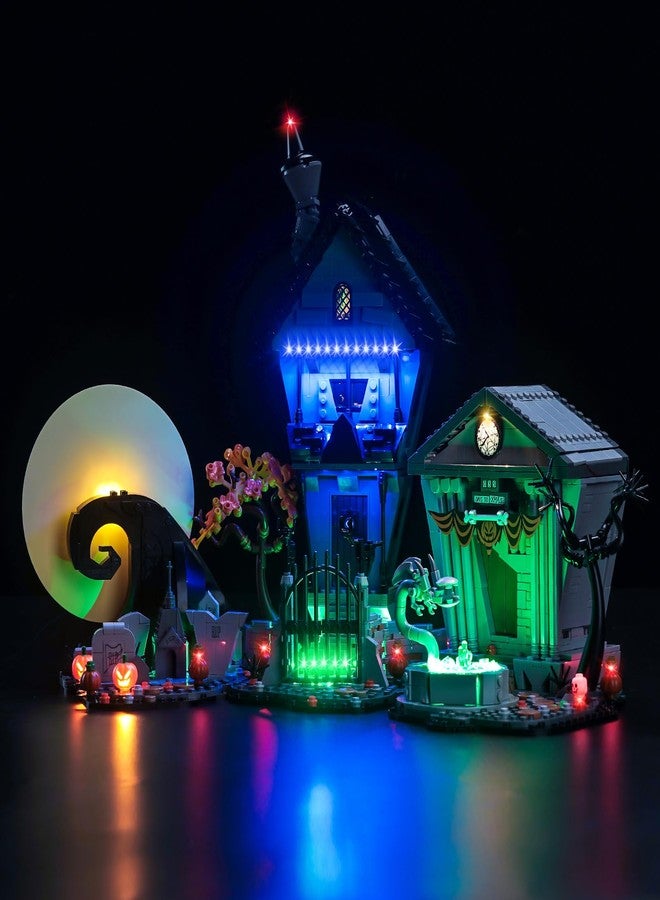 BrickBling LED Light Compatible with Lego Tim Burton's The Nightmare Before Christmas, Creative Lighting Kit Compatible with Lego 21351(No Model) (Classic Version Light) - Image 1